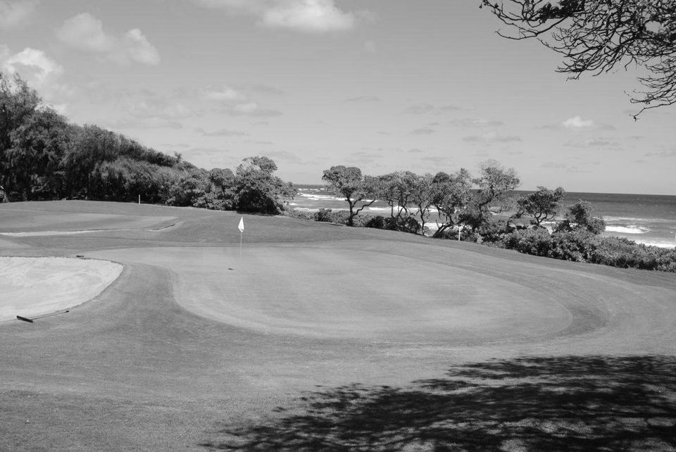 Golf course in Hawaii